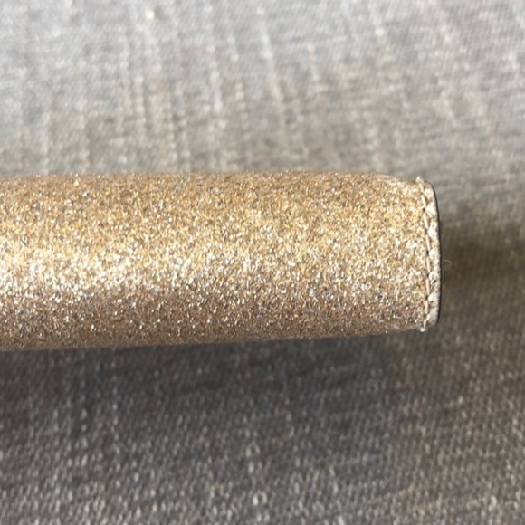 Kate Spade Full Size Gold Glitter Full Size Zippered Wallet - Picture 11 of 13